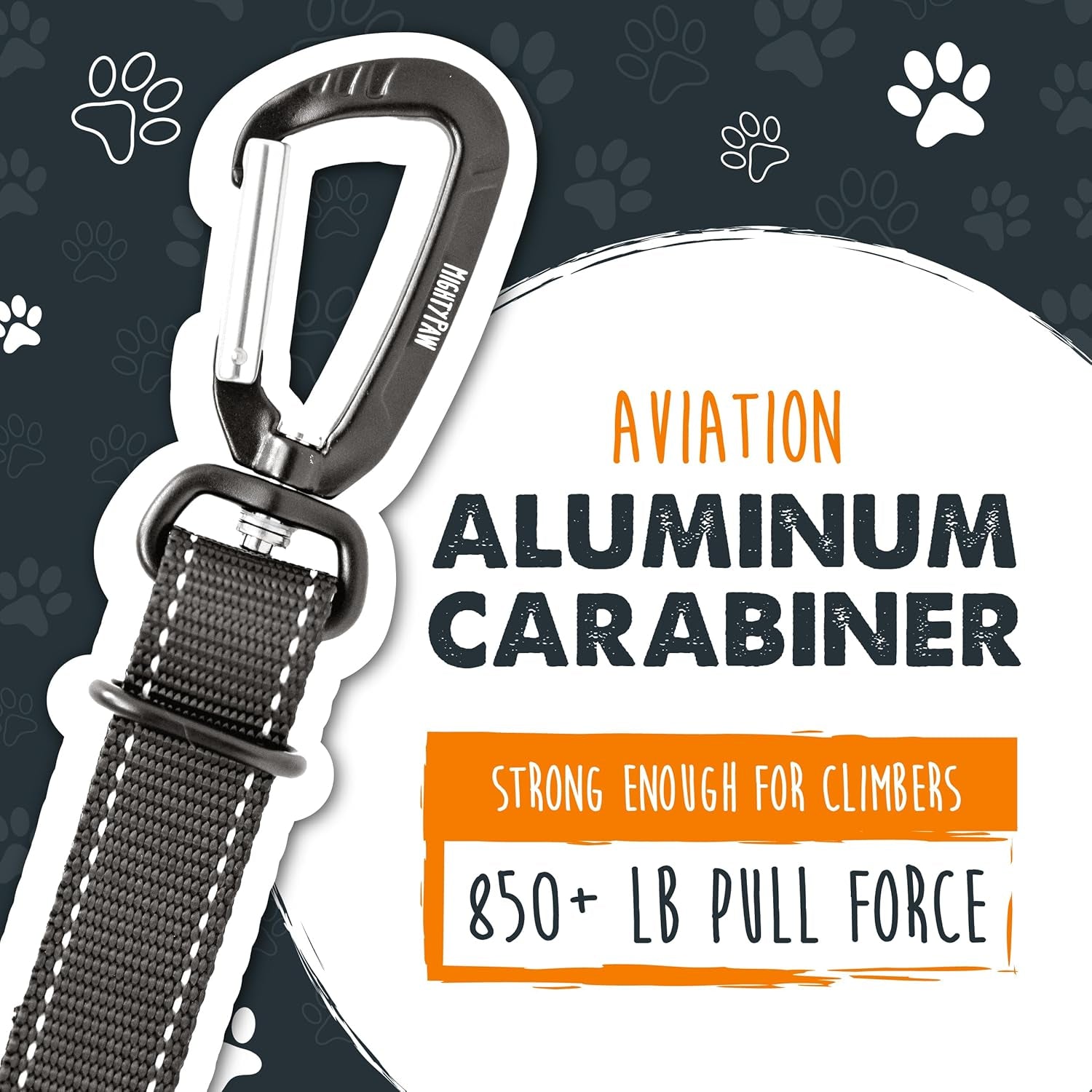 Dog Car Seat Belt | Universal Pet Safety Belt, Created with Human Seatbelt Material. All-Metal Hardware with Adjustable Length Strap. Exceeds Safety Standards. Keep Your Dog Secure (Black)