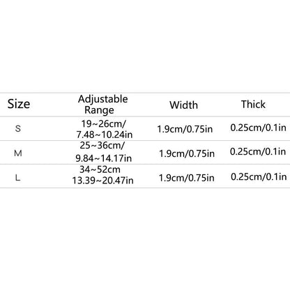 Elastic Webbing Pet Collar Pet Identification Adjustable Waterproof Dog Collar No Pull Quick Release Buckle Safety Buckle Chain